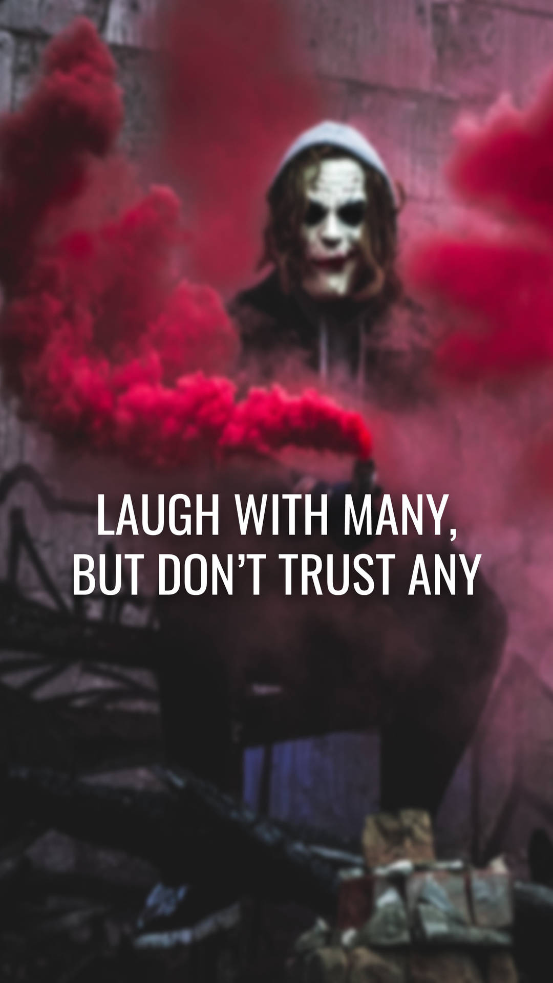 Don't Trust Any Quote Wallpaper