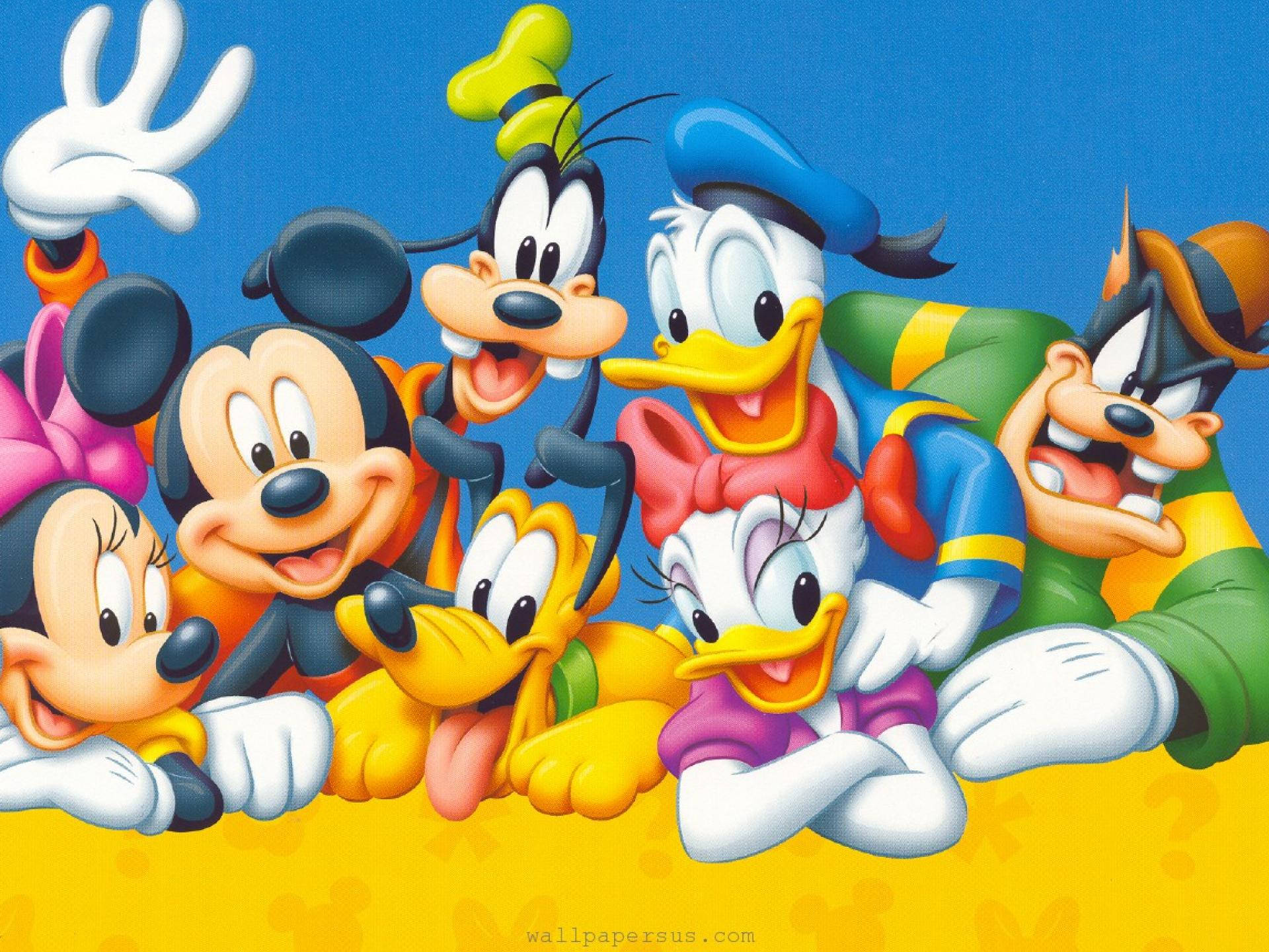 Donald Duck Happy Friends Wallpaper