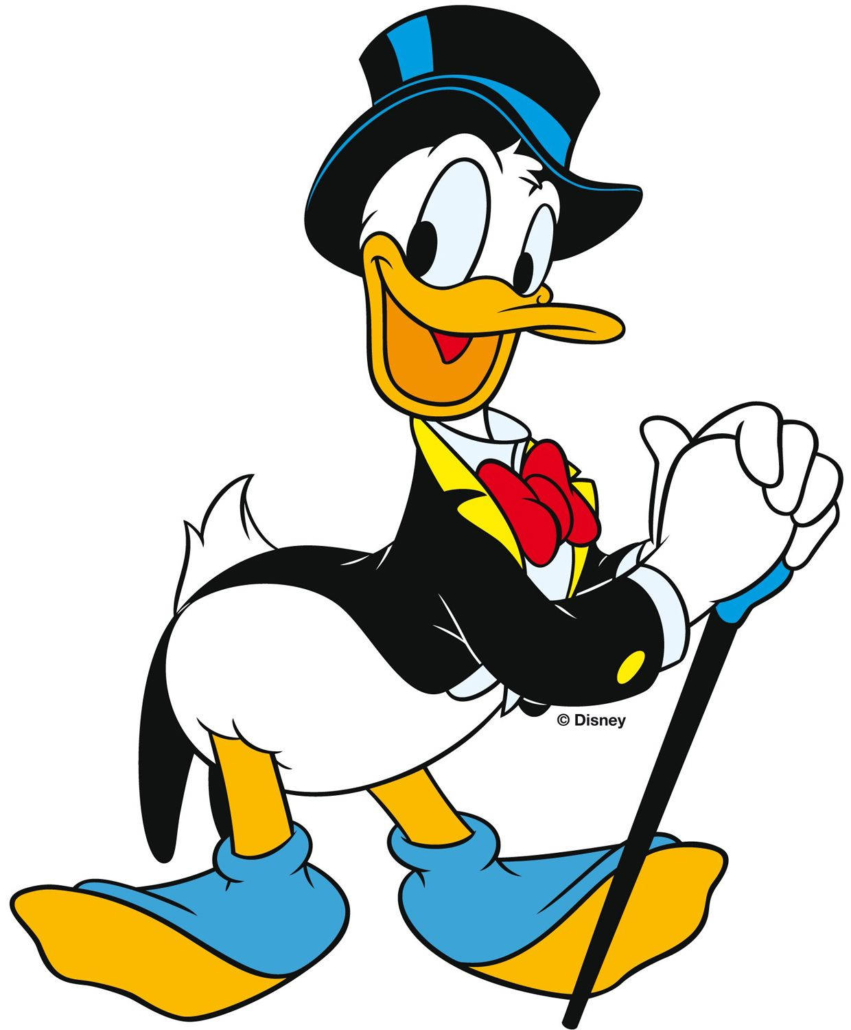 Donald Duck In Suit Wallpaper