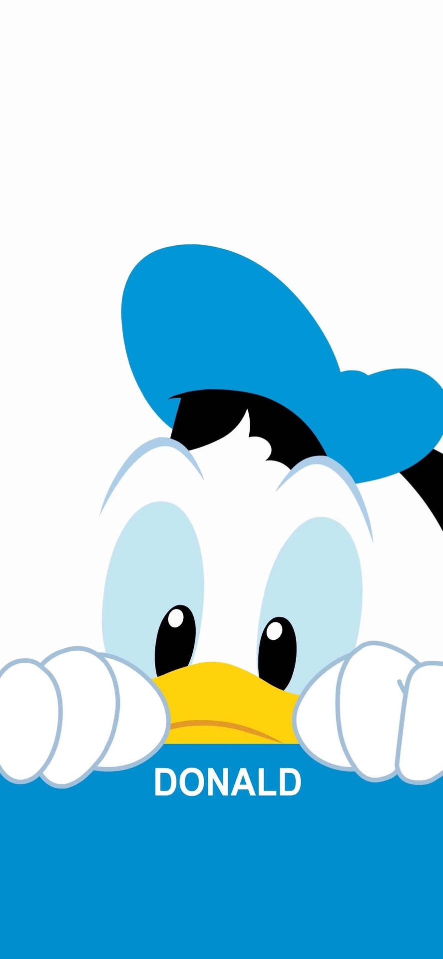 Donald Duck Toppen Iphone Bakgrund: Se denne Disney-karakter på din enhed. Wallpaper