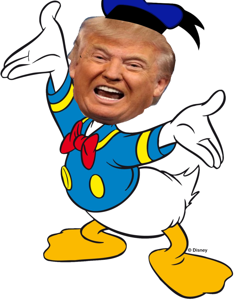 Donald Duck Trump Hybrid PNG