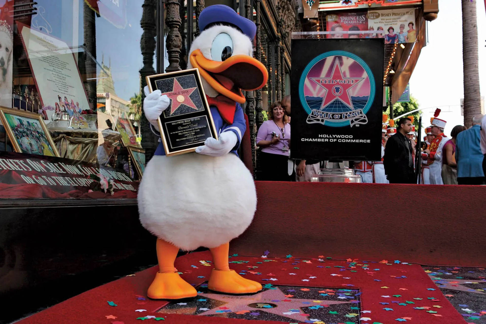 Donald Duck Walk Of Fame Wallpaper