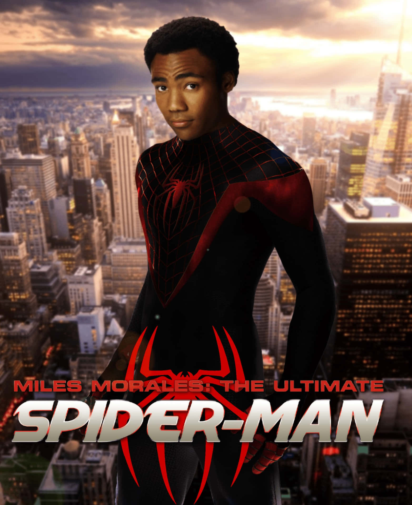 Donald Gloveras Miles Morales Spiderman Wallpaper