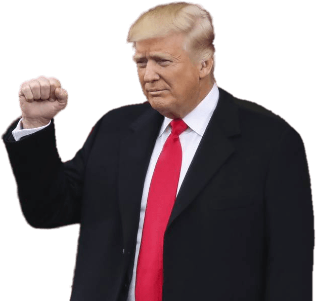 Donald Trump Fist Pump Gesture PNG