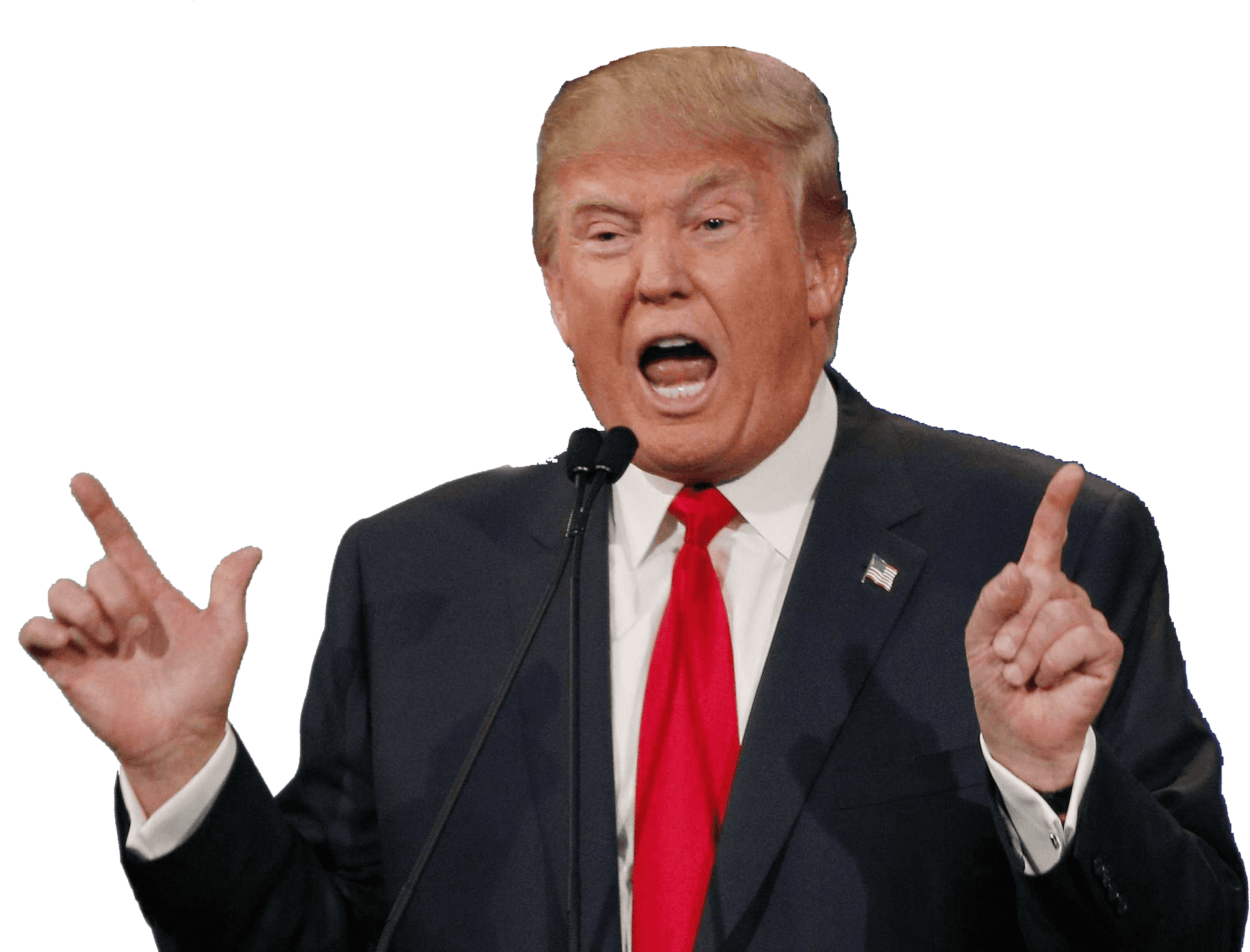 Donald Trump Gesticulating Speech PNG