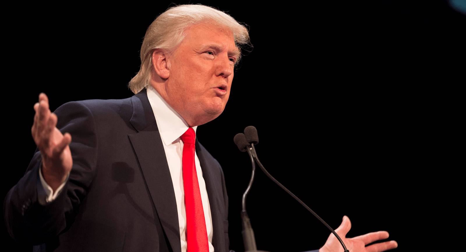 Donald Trump holder et taleforløb Wallpaper