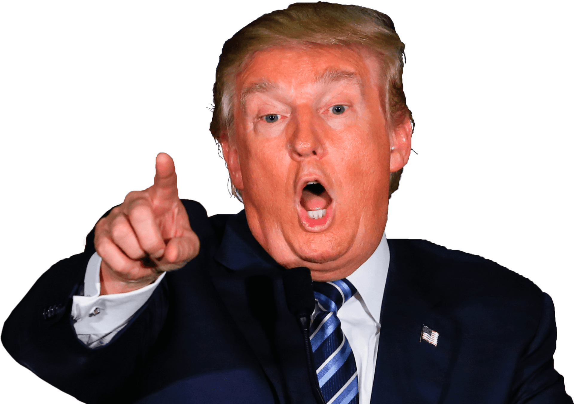 Donald Trump Pointing Gesture PNG