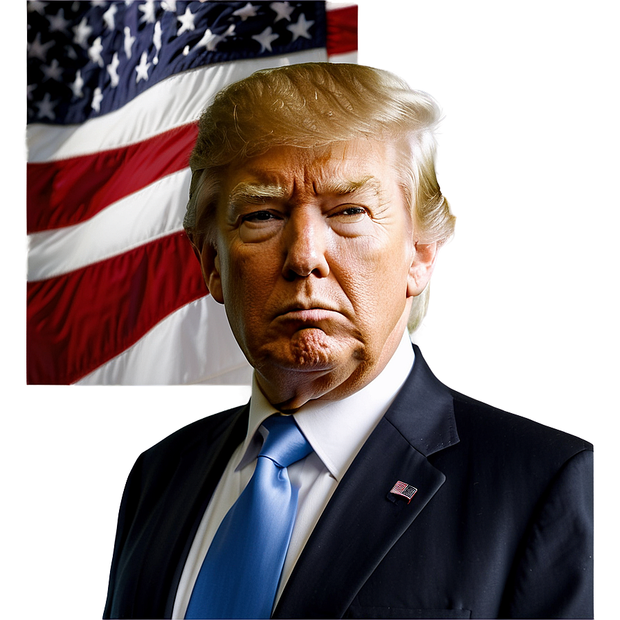 Donald Trump Portrait Png Qhx18 PNG