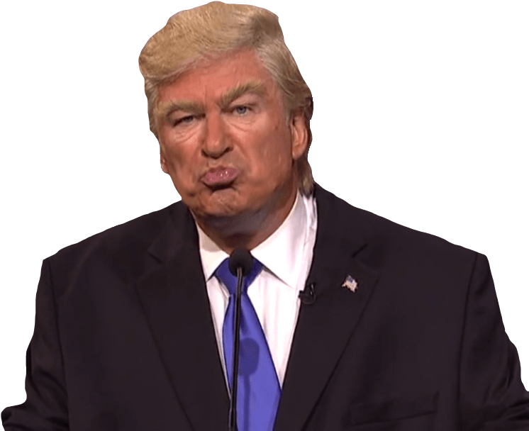 Donald Trump Pouting Expression PNG