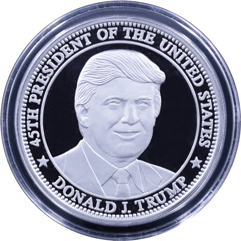 Donald Trump Presidential Coin PNG