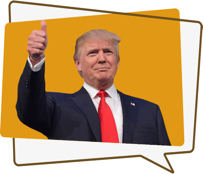 Donald Trump Thumbs Up Gesture PNG