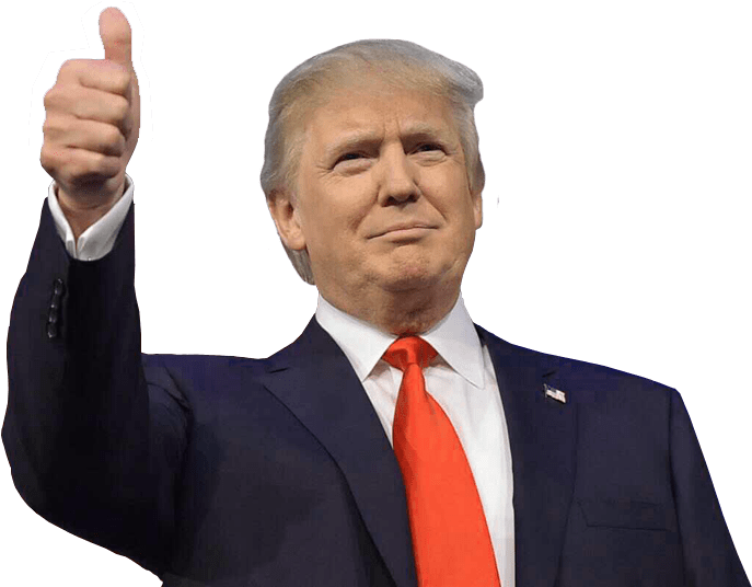Donald Trump Thumbs Up PNG