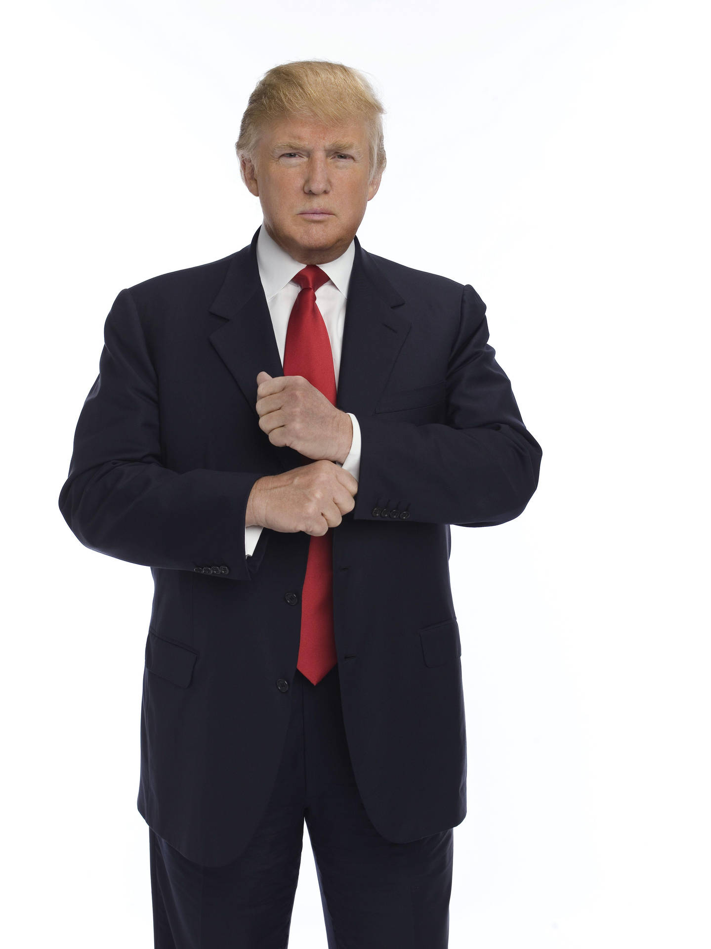 Donald Trump With Cufflinks Wallpaper