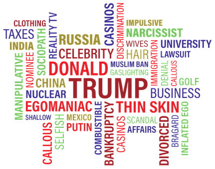 Donald Trump Word Cloud PNG