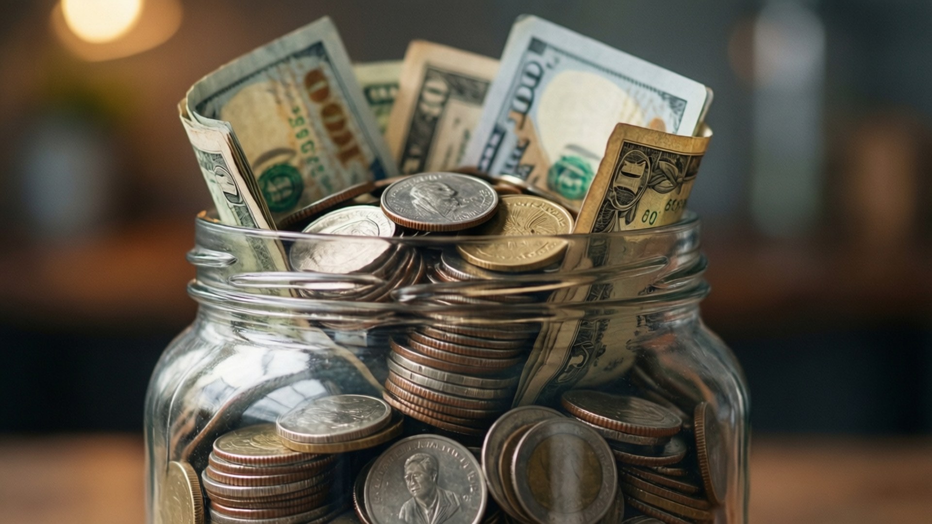 Donation Jar Macro Sfondi