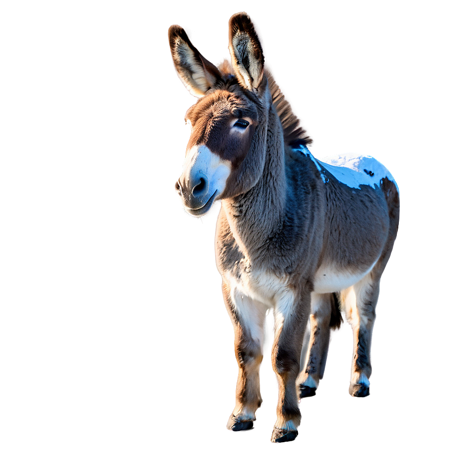 Donkey In Snow Png 72 PNG