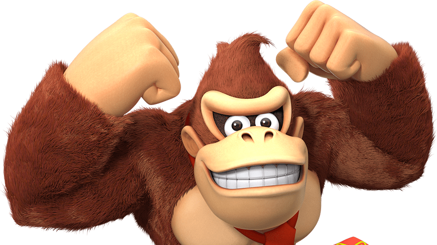 Donkey Kong Animated Character Pose PNG