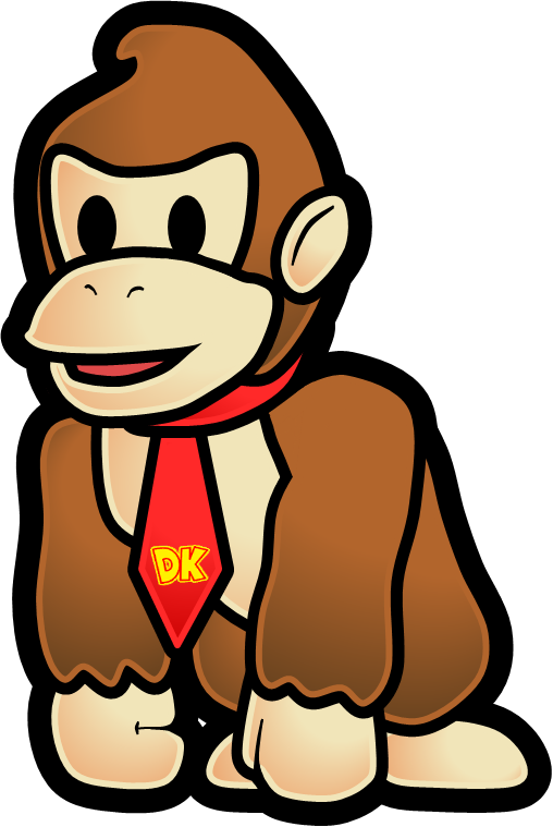 Donkey Kong Character Artwork PNG