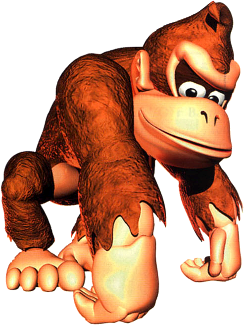 Donkey Kong Classic Pose PNG