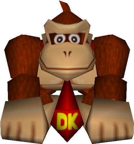 Donkey Kong Classic3 D Model PNG