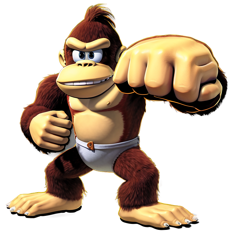 Download Donkey Kong Jungle Beat Png Qah | Wallpapers.com