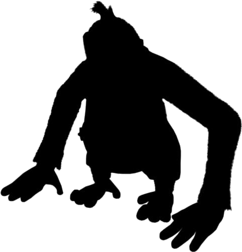 Donkey Kong Silhouette PNG
