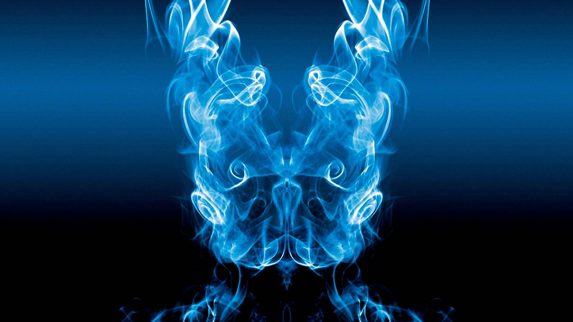 Donnie Darko Blå Flammemaleri Wallpaper