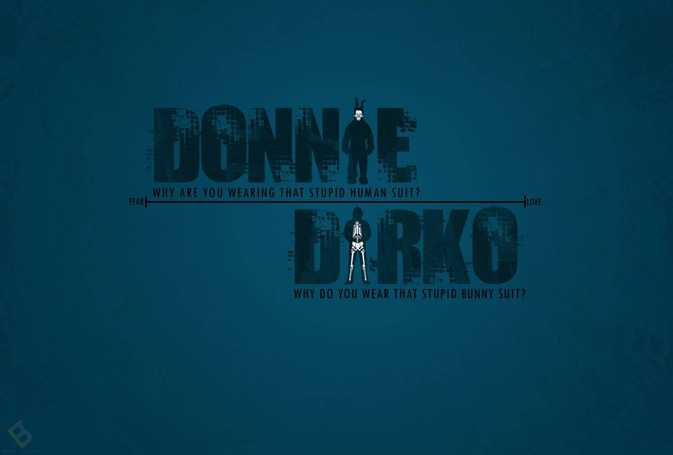 Donnie Darko Film Grafisk Plakat Væg Tapet Wallpaper