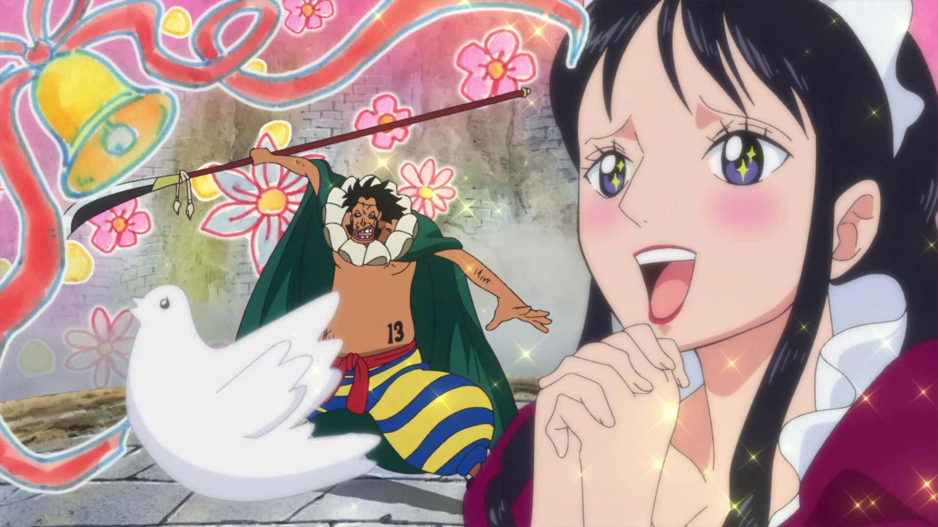 Lapoderosa Familia Donquixote De La Serie De Anime One Piece Fondo de pantalla