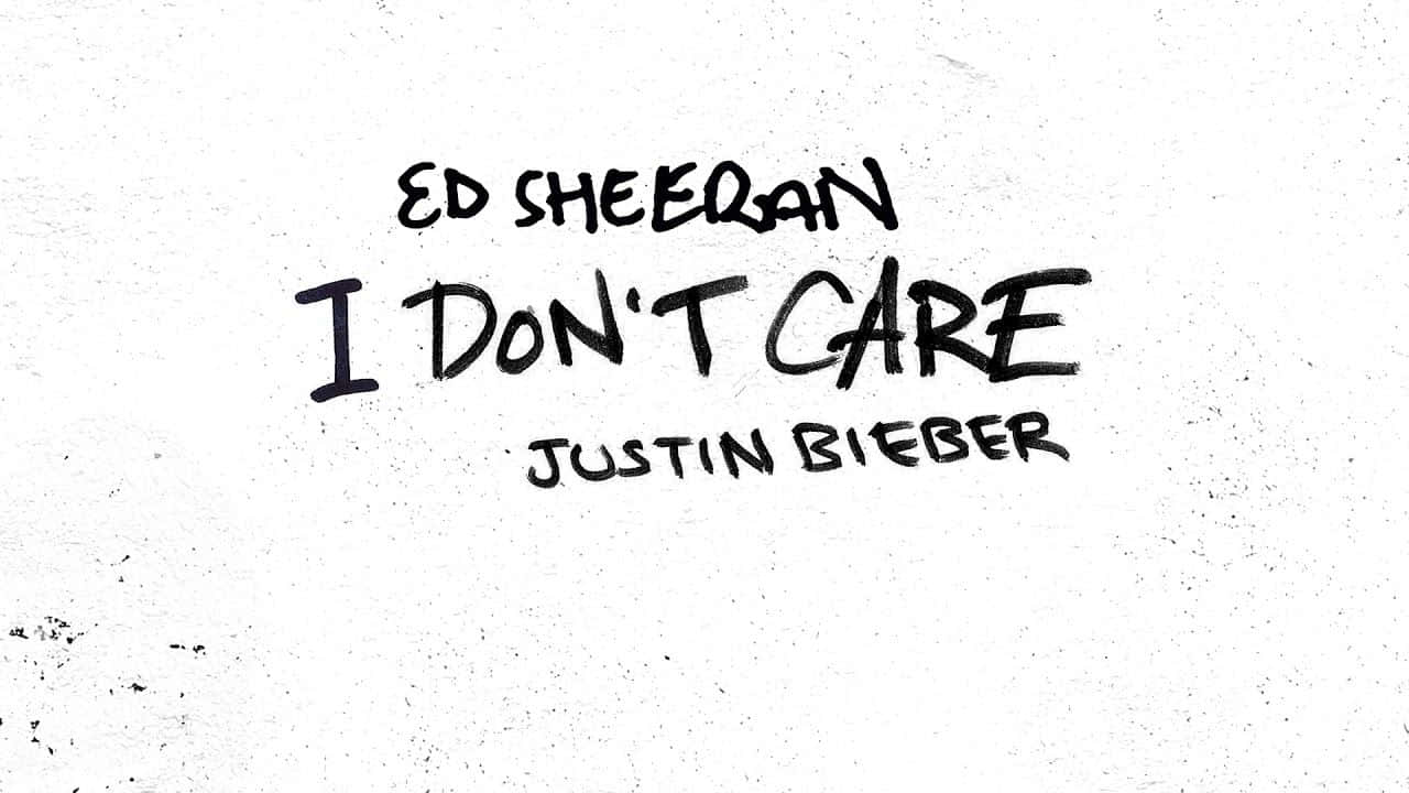 Edsheeran Jag Bryr Mig Inte - Justin Bieber Wallpaper