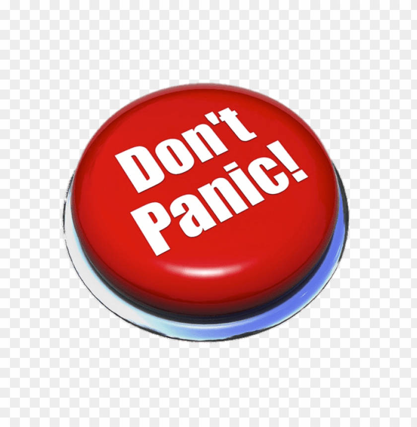 Don’t Panic! Red Button Wallpaper