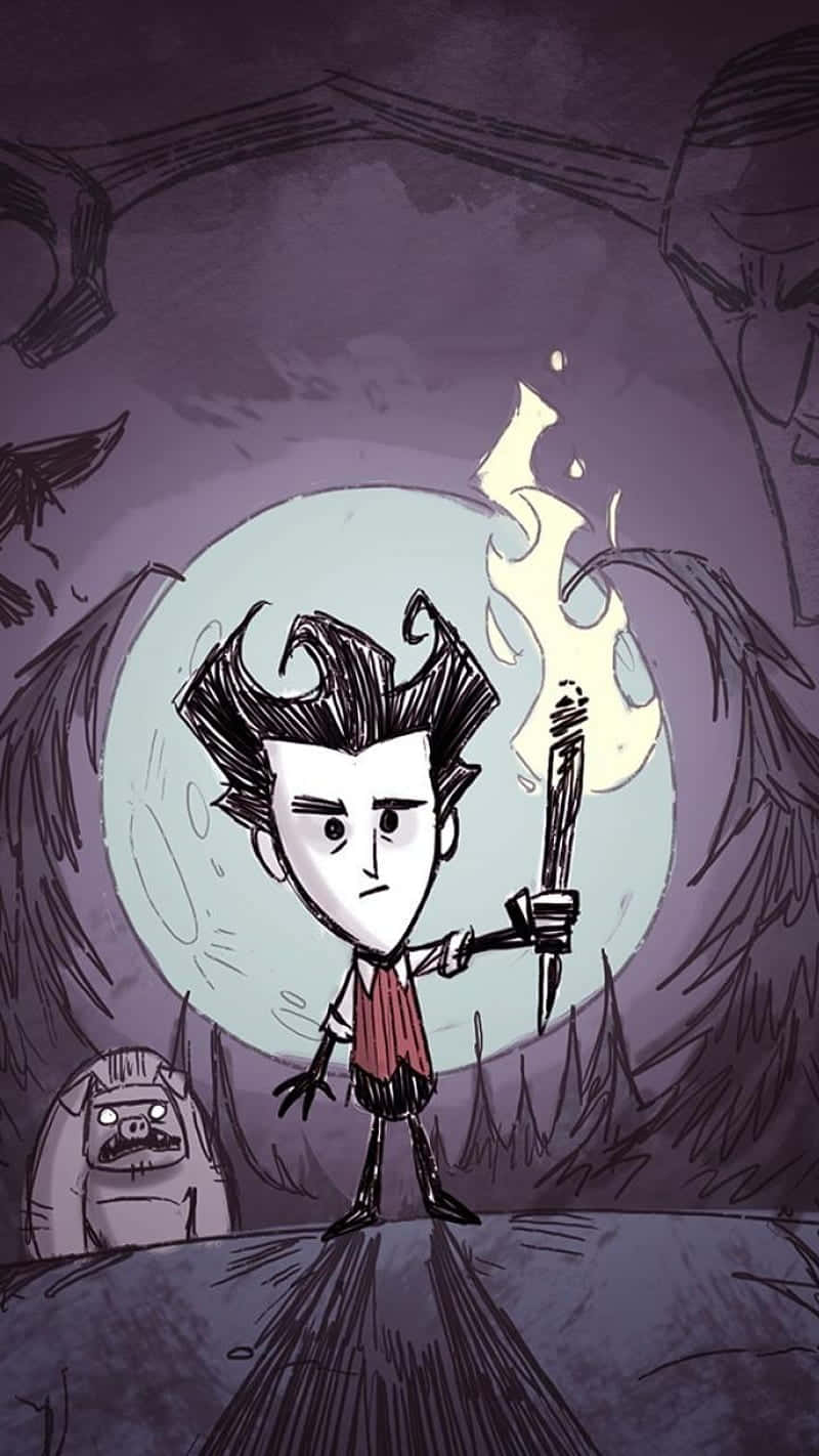 Survive the harsh elements in Don't Starve Wallpaper