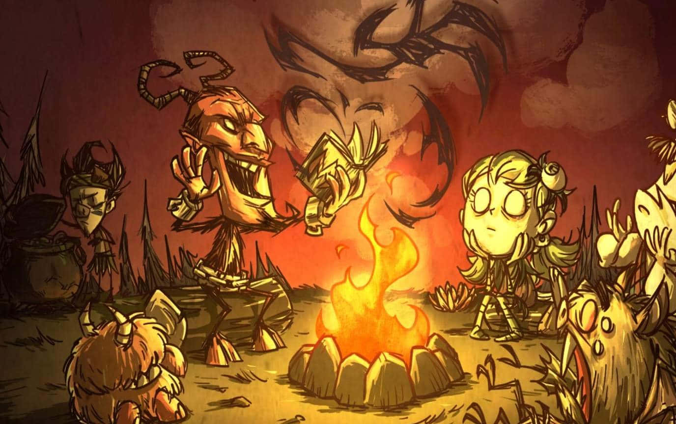 "Explore and survive a mysterious new world in Don't Starve" Wallpaper
