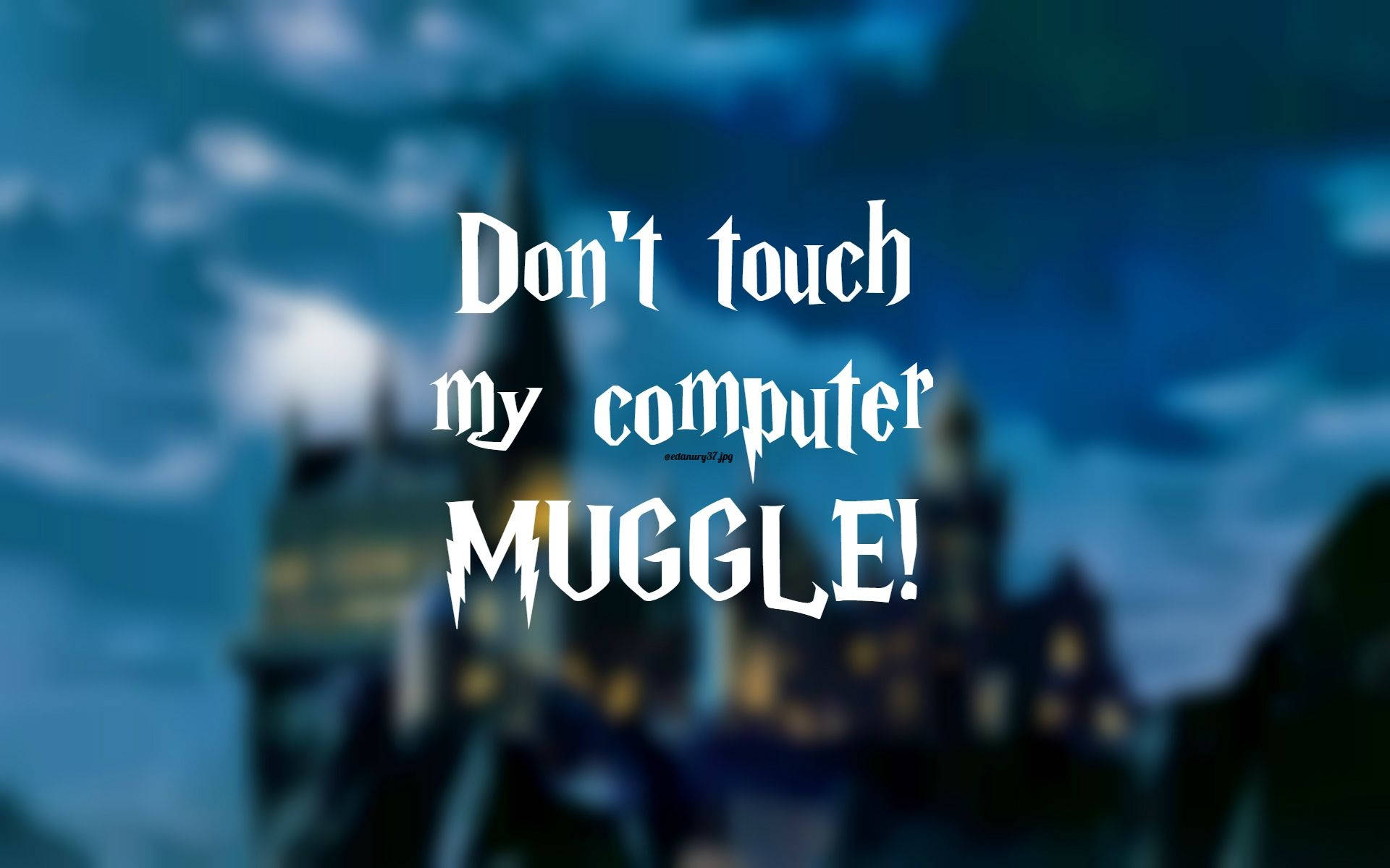 Nontoccare Il Mio Computer Harry Potter Sfondo