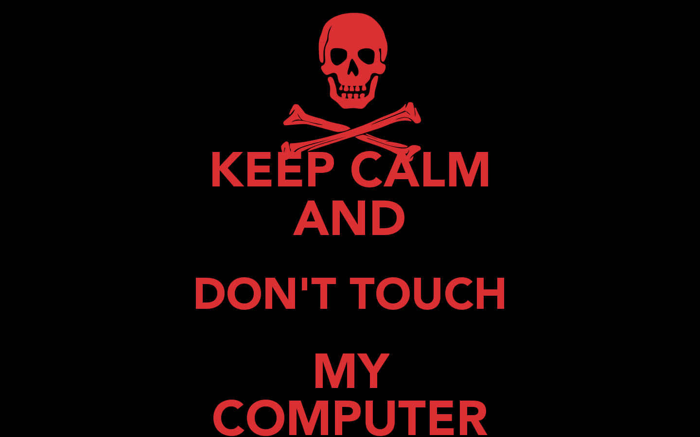 Protect my laptop from unwelcome intrusions. Wallpaper