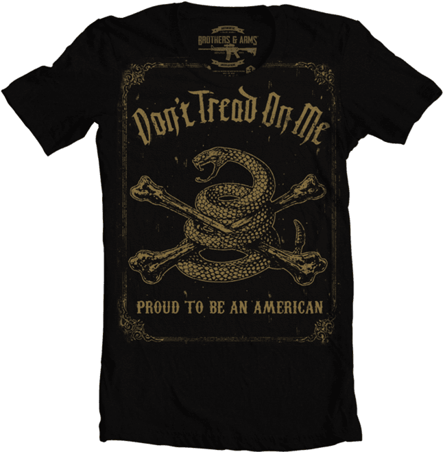 Dont Tread On Me T Shirt Design PNG