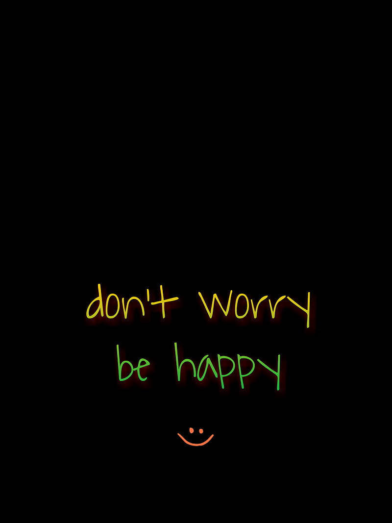 Don’t Worry Be Happy For Boys Wallpaper