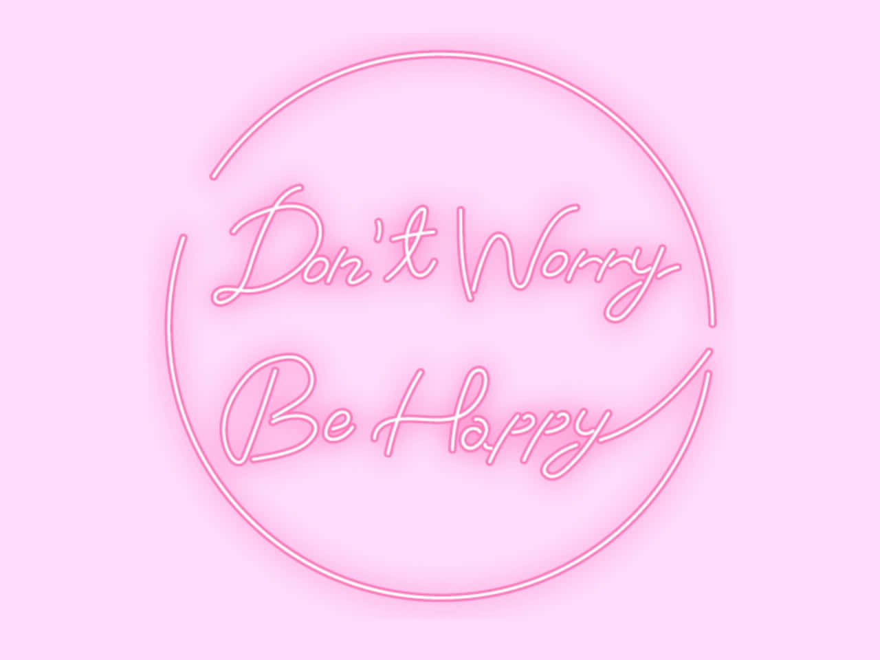 "Dont Worry Be Happy - Happiness is a Choice!" Wallpaper