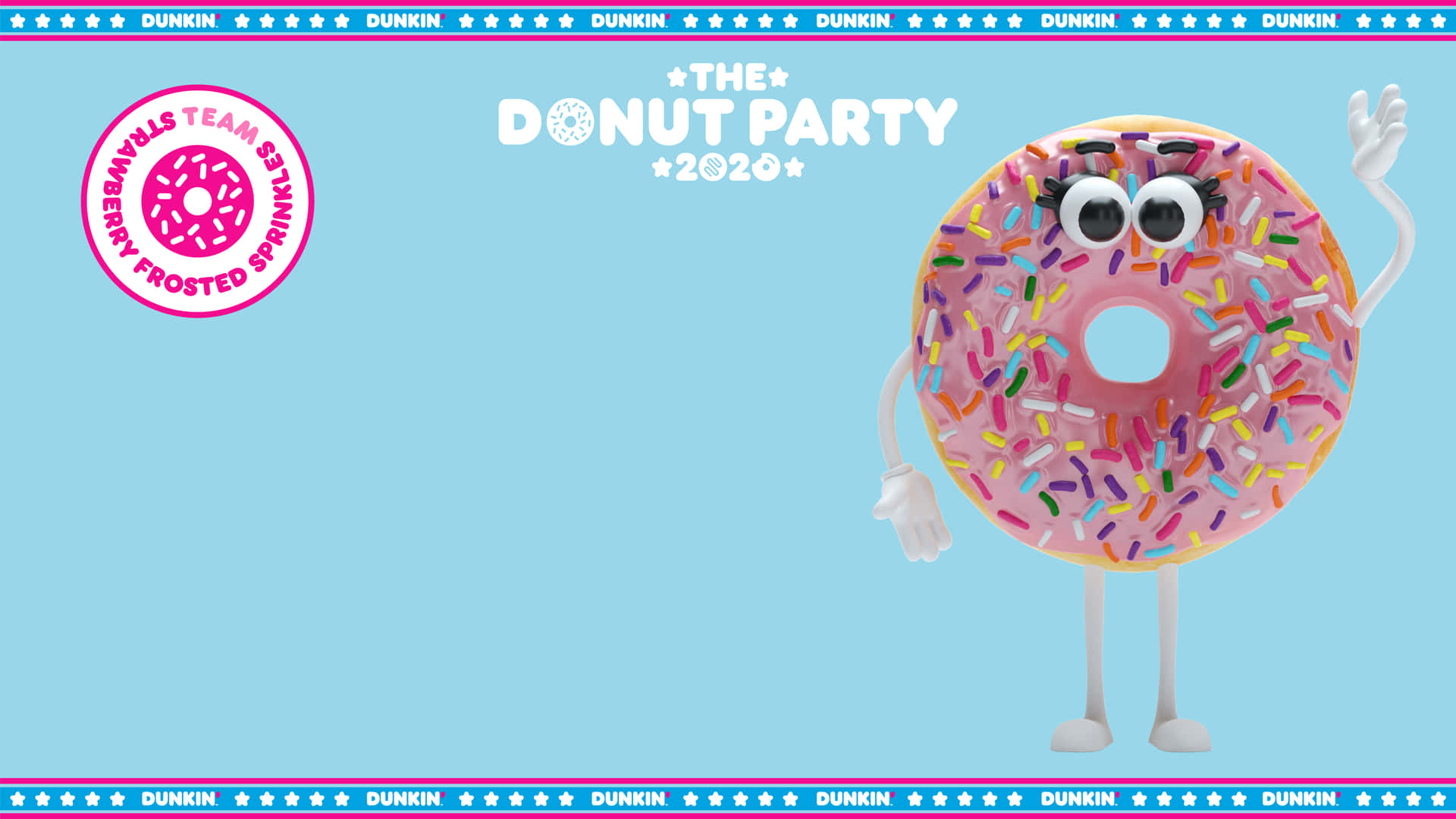 Donutparty Invitation Skabelon
