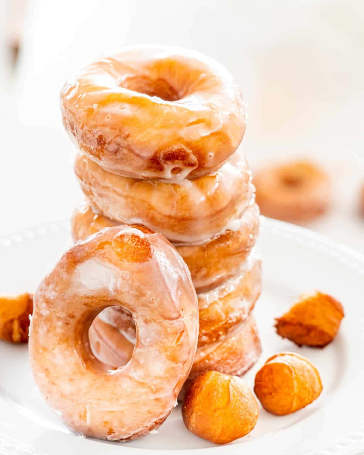 Enjoy a freshly-glazed donut and a cup of freshly brewed java.
