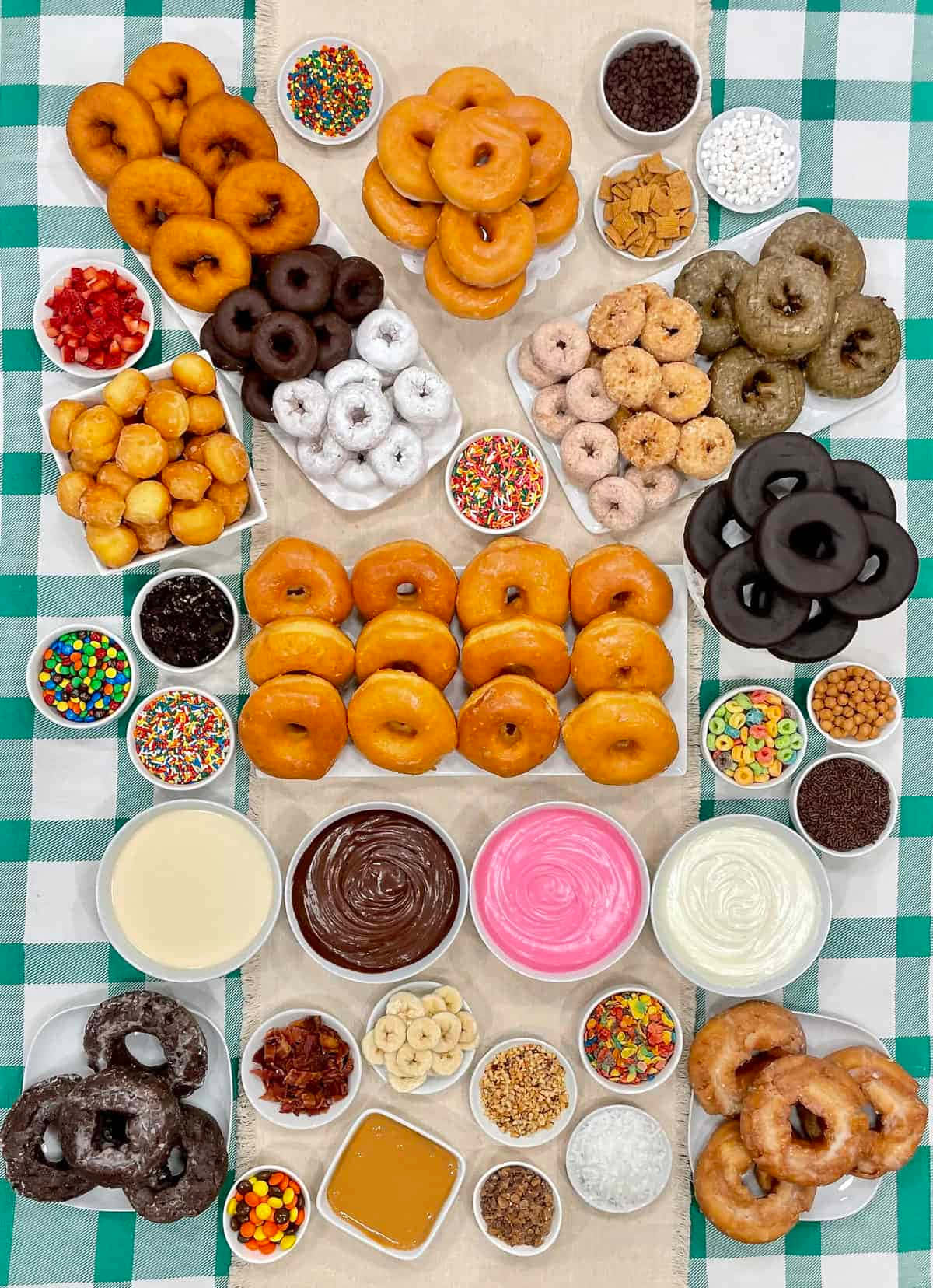 Delicious looking donuts, made to perfection.