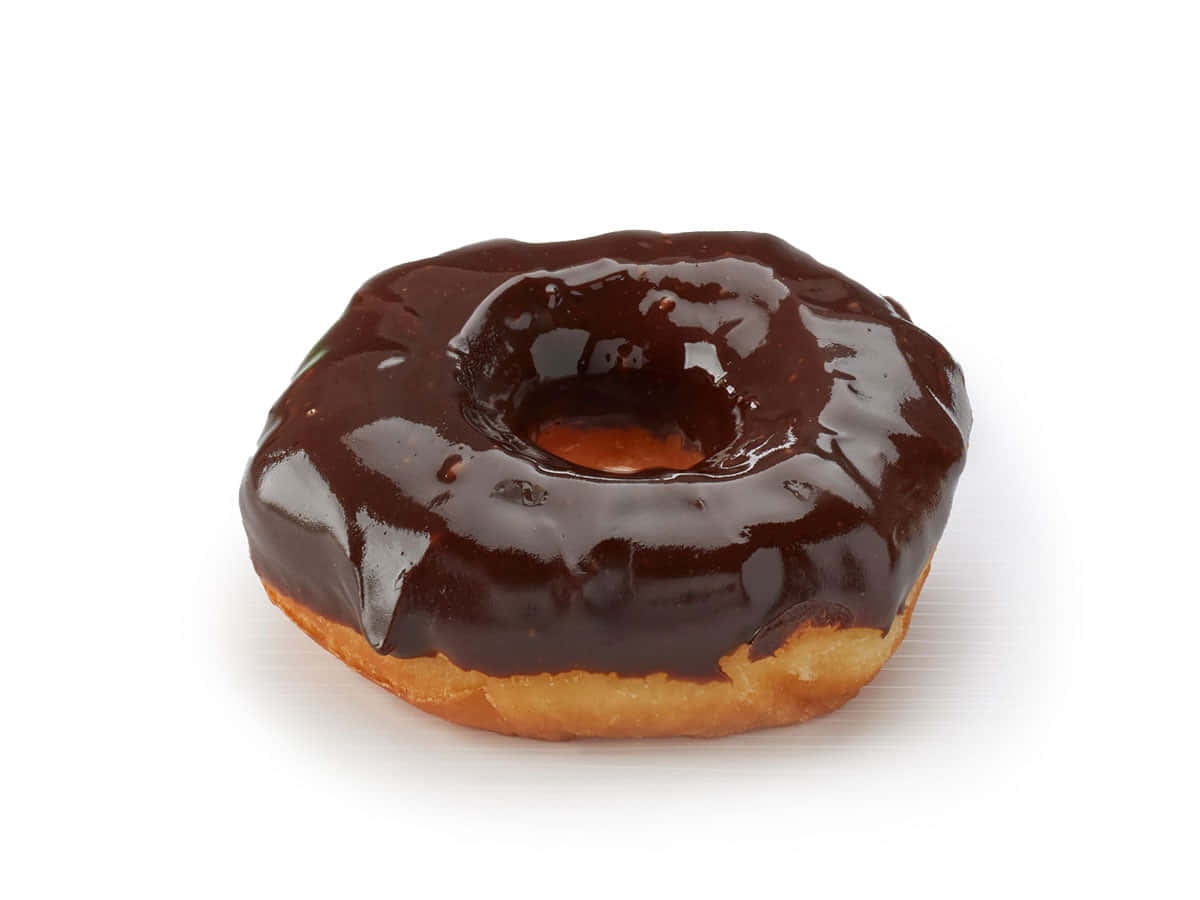 Försedig Själv Med En Läcker Donut!