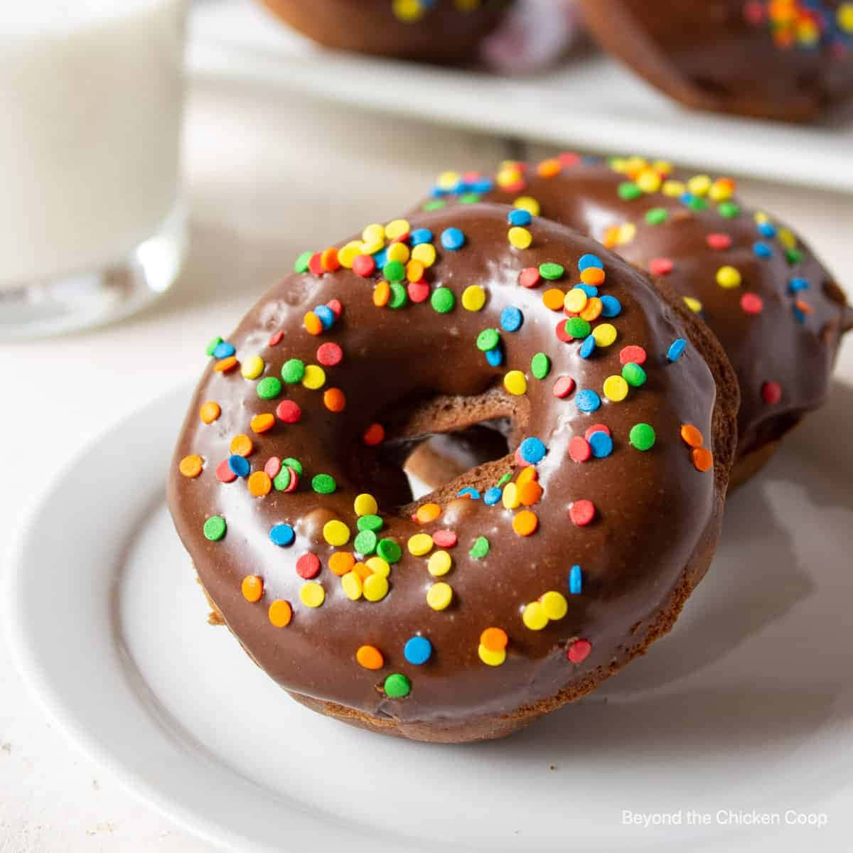 Image  Delicious multicolored donut