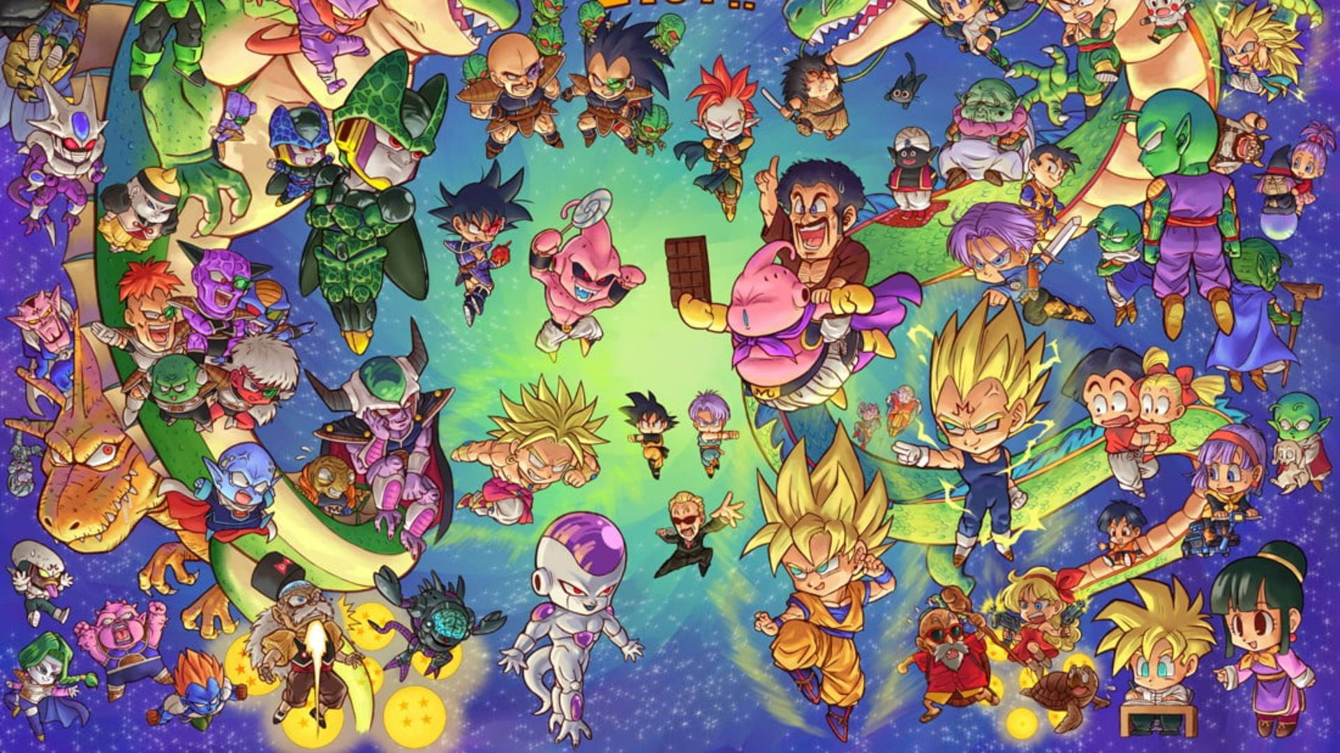 Doodle Dragon Ball Z Wallpaper