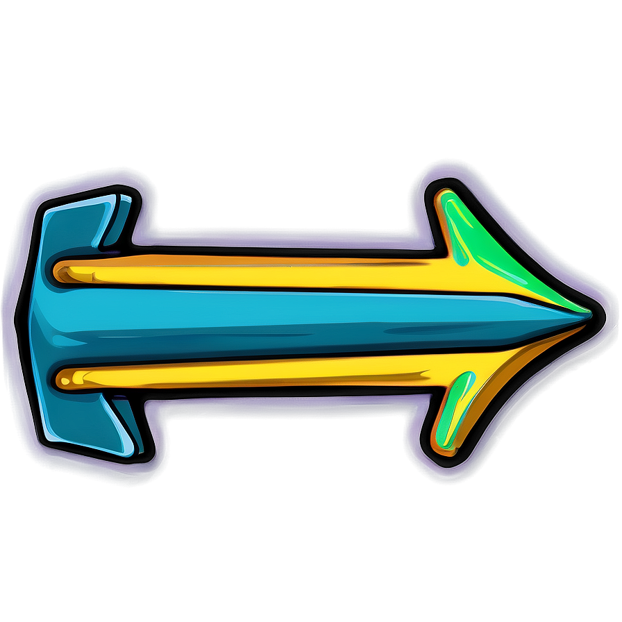 Doodle Style Arrow Png Ndp PNG