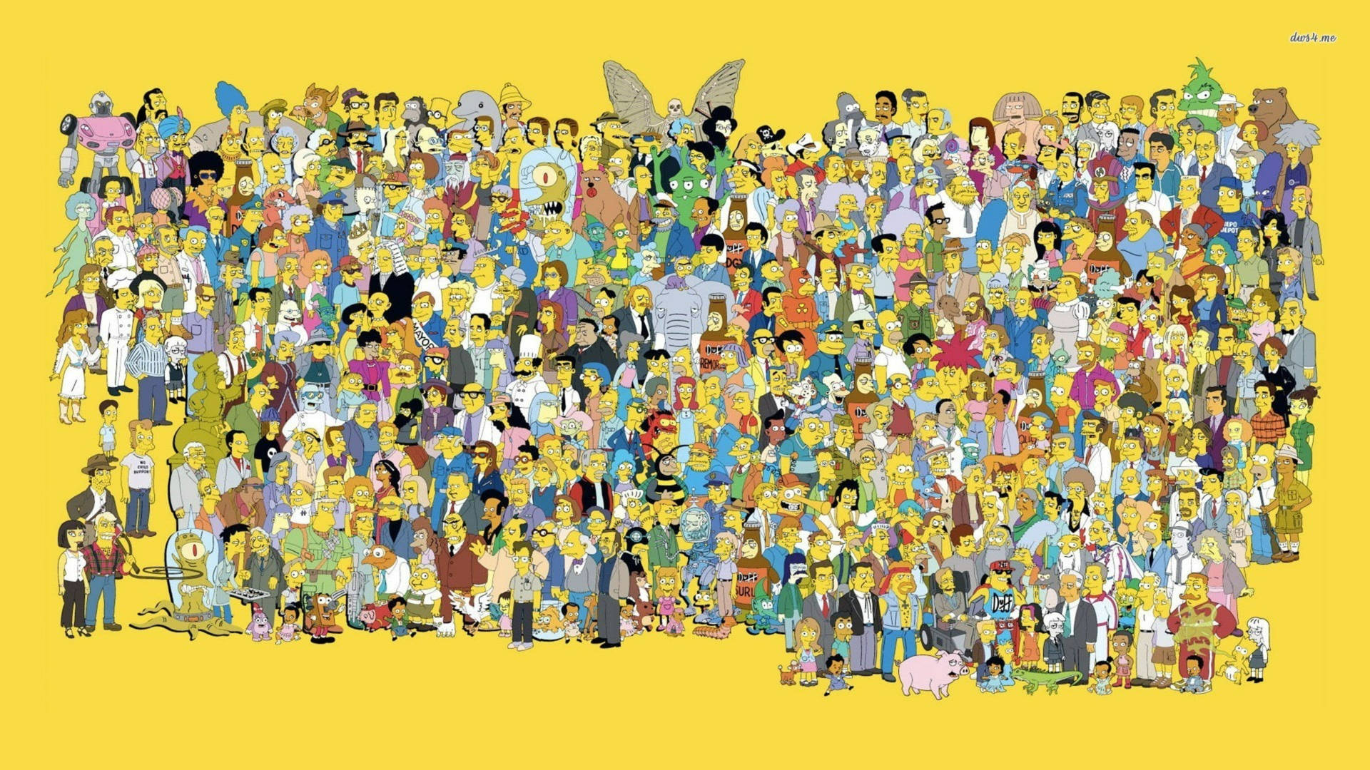 Doodle The Simpsons Wallpaper
