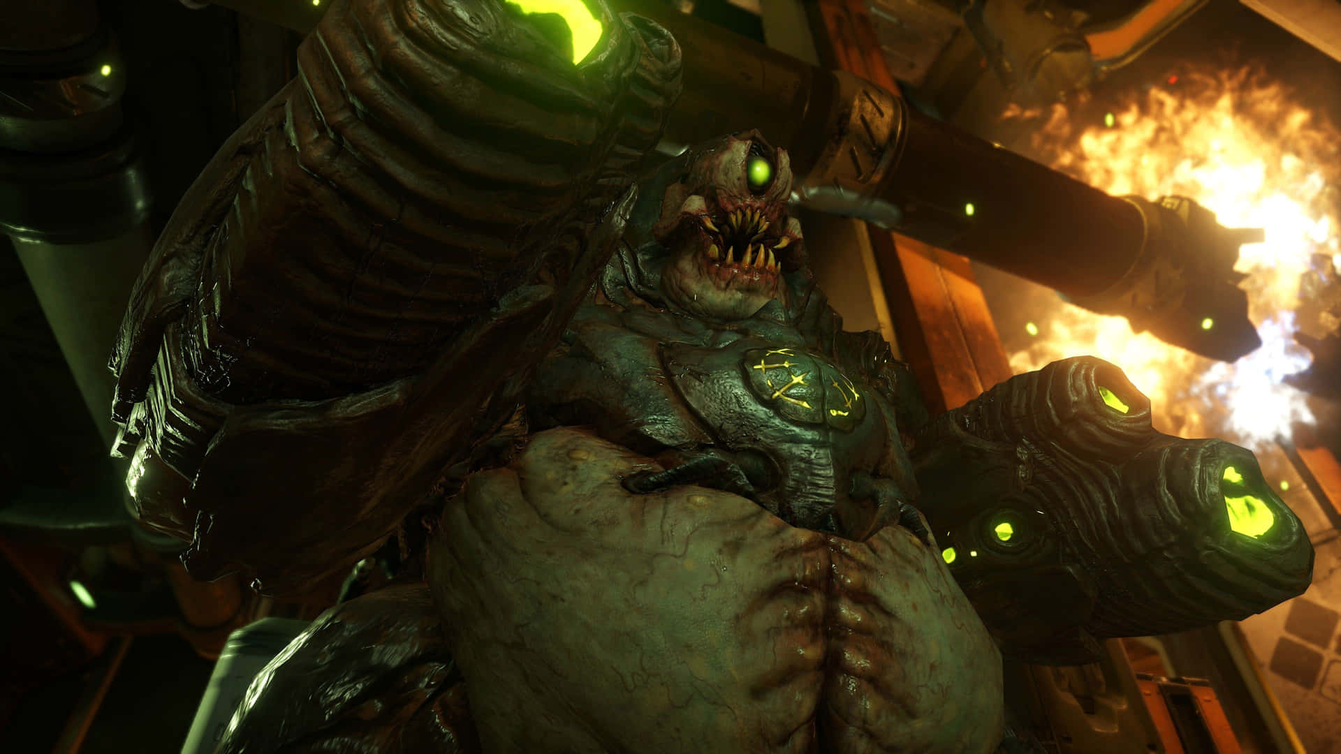 A Screenshot Of A Demon In A Video Game Wallpaper