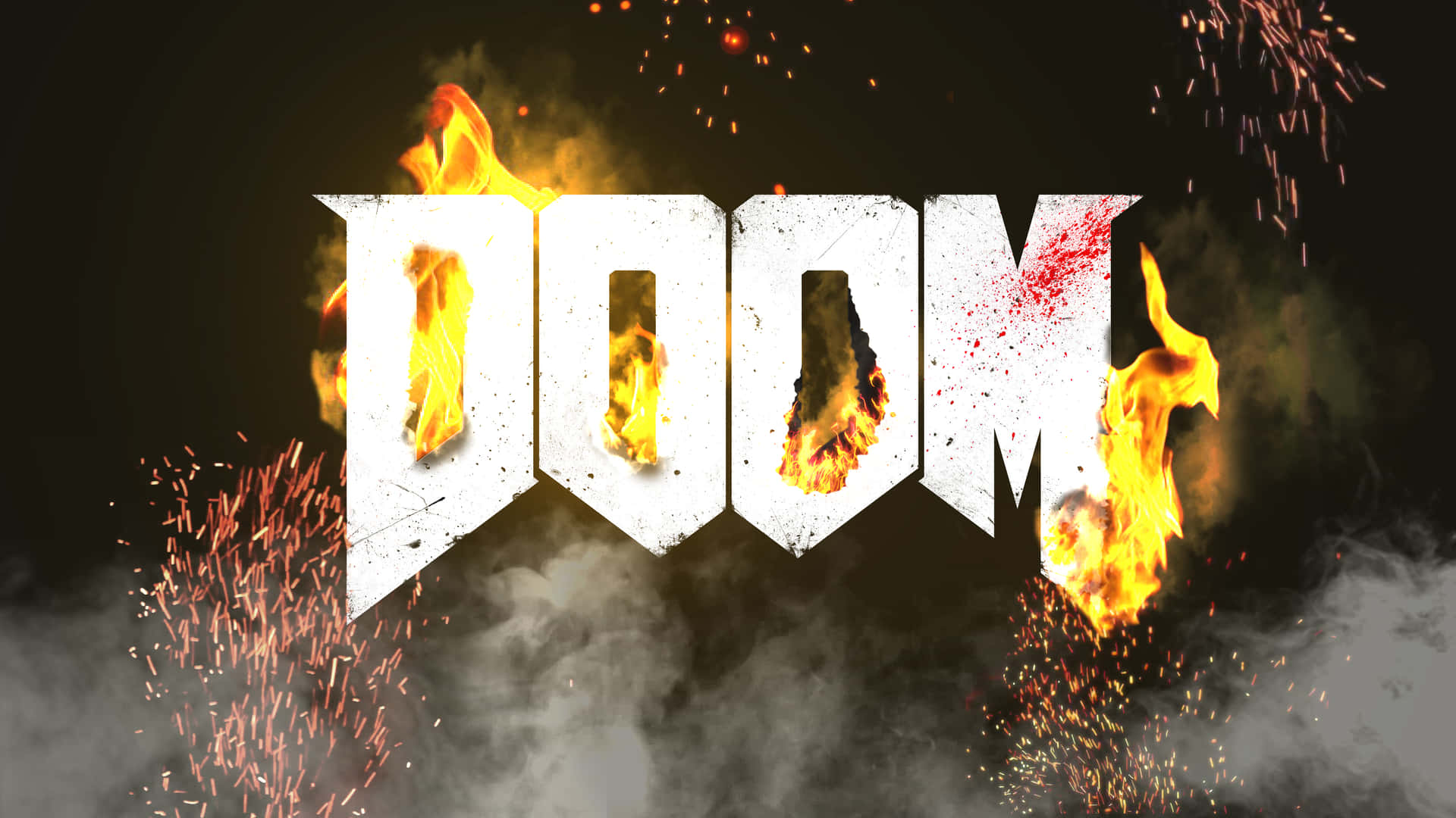 Doom demon battles 2017: Stand and fight Wallpaper