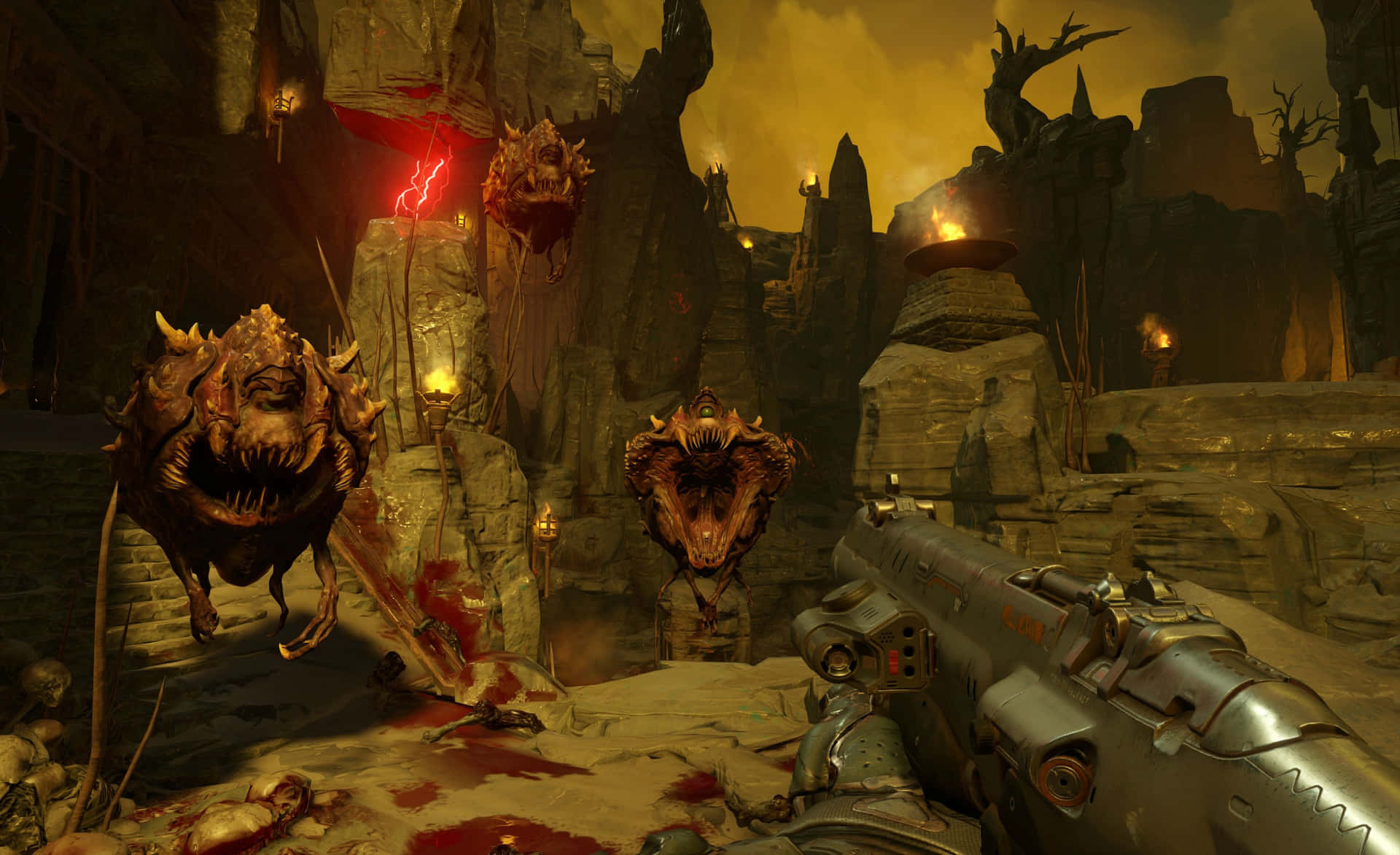 Doom Vs Dreadnought - Screenshot Wallpaper