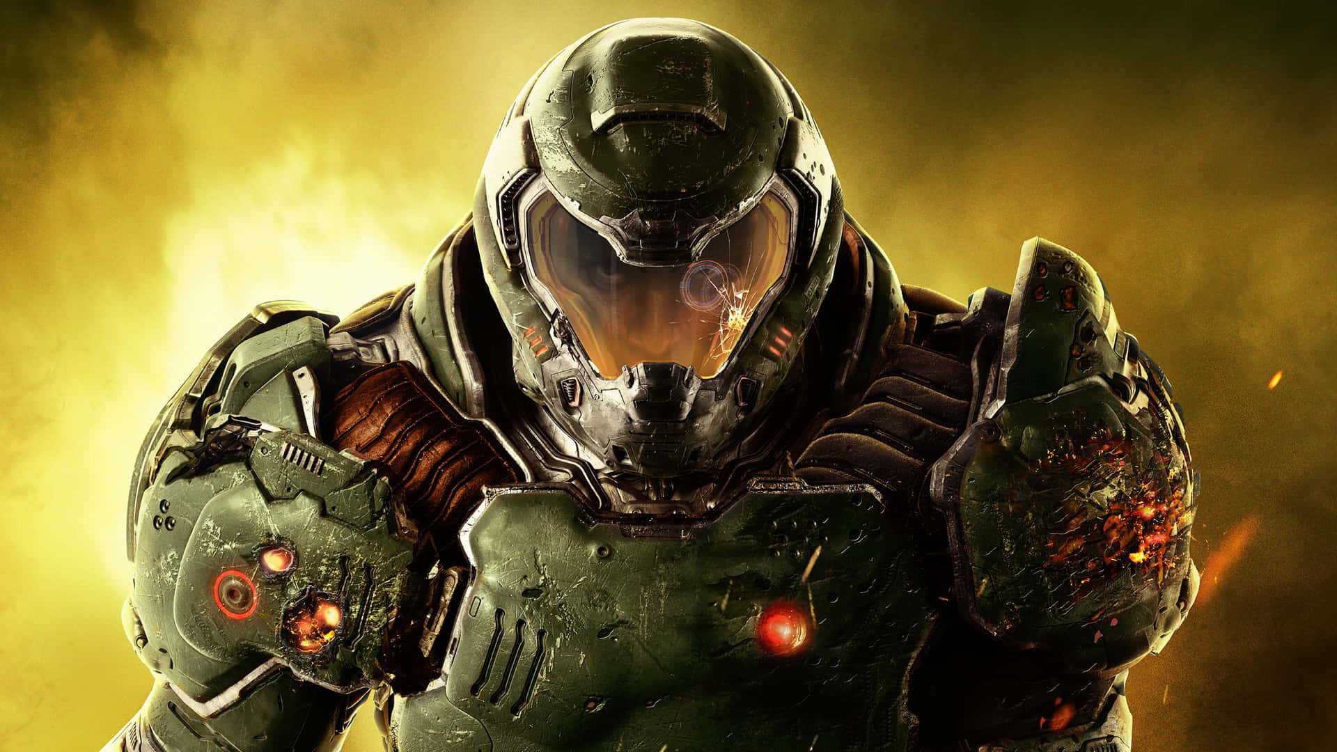 Take control of the ultimate doom slayer and unleash hell Wallpaper